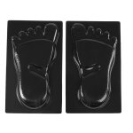 Chemin de la pelouse de jardin moule de pied d'impression moule de b�ton b�ton dallage moule de jardin. ...