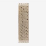 Chemin de table en coton et jute gozlan sklum naturel