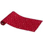 Chemin de table de no�l sapin effet velours