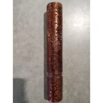 Chemin de table orange cuivre c?urs dors dcoration