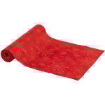 Fric lights and christmas - chemin de table tissu en velours rouge avec flocons paillets dors 28 ...