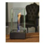 Chemine bio de table aoste 800w tecno air system acier