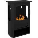 Chemine biothanol design contemporain - range bches - brleur 1, 2 l - contrle de flamme et manche ...