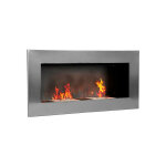 Mh - chemine biothanol murale alix inox bross