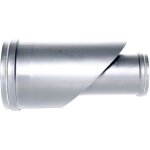 Cheminee coaxial raccord coaxial en acier inoxydable d. 80 / 130 ce en acier 316 pour poele a pellets ...