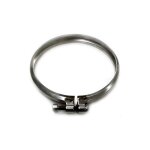 Cheminee collier de serrage conduit de cheminee dn 400 tuyau en acier inoxydable 316