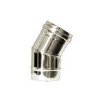 Cheminee courbe 30 conduit de cheminee dn 230 tuyau acier inoxydable 316