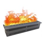 Chemin�e d�corative avec flammes artificielles