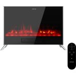 Chemin�e �lectrique de 2000 w avec thermostat r�glable, technologie c�ramique. 2 modes de fonctionnement, ...