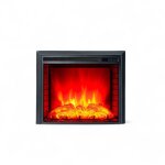 Dlc home chemine lectrique encastrable ? electricflame 3 ? 25 pouces ? 900w et 1800w ? led ? bluetooth ...