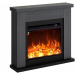 Fuego - cheminée Électrique grise complète cm 88, 3x99x25 paolo gris Fuego - cheminée Électrique grise complète cm 88, 3x99x25 paolo gris
