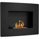 Chemin�e � l'�thanol, foyer au bio�thanol en acier inoxydable, volume de 0, 9 litre, br�le jusqu'� 3, ...