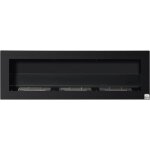 Chemine  l'thanol homcom, brleur  biothanol, 3 compartiments  combustible de 1 l, autonomie de ...