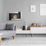 Chemine thanol murale golf qube tv