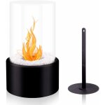 Cheminée Éthanol de table, 16. 5 x 16. 5 x 27. 5 cm, noir Cheminée Éthanol de table, 16. 5 x 16. 5 x 27. 5 cm, noir