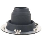 Chemin�e tuyau de po�le joint, joint de tuyau de chemin�e, cric de po�le de tente en silicone, raccord ...