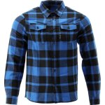 Chemise en flanelle, chemise de b�cheron, chemise de travail bleue / noire m