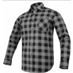 Chemise de travail en flanelle leon gris / bleu 182 / 42