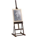 Vinsetto - chevalet d'artiste sur pieds hauteur rglable 16 niveaux inclinaison rglable 80 max. niche ...