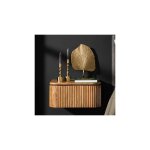 M&s - chevet suspendu 1 tiroir 45x40x21 cm en manguier - kiry