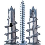 Chevilles pour placoplatre, 20 pi�ces chevilles pour placoplatre autoperceuses en m�tal avec vis. pour ...