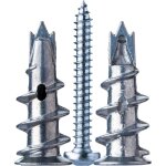 Chevilles pour placoplatre, 50 pi�ces chevilles pour placoplatre autoperceuses en m�tal avec vis. pour ...