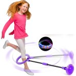 Cheville skip ball, pliable anneau de saut de cheville violet color� anneau de saut clignotant enfants ...