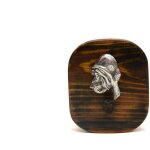 Chien de saint - hubert - porte - laisse, porte - m�dailles avec chien, porte - cl�s par art - dog