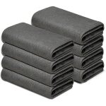 Chiffon magique, lot de 8 chiffons de nettoyage magique paissi, chiffon magique vitre sans trace pour ...