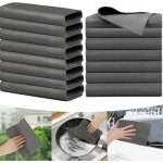 Chiffon magique, 8 pices chiffon de nettoyage magique chiffon vitre sans trace 30 x 40 cm magic chiffon ...