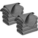 Chiffons de nettoyage 30x30cm, lot de 10 chiffon magique de microfibre �paissi r�utilisables pour vitre ...