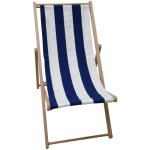 Jardin prive - chilienne agrafe rayures - bleu / blanc