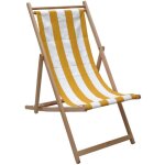 Jardin prive - chilienne agrafe rayures - jaune / blanc