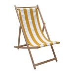 Jardin prive - chilienne agrafe rayures - jaune / blanc
