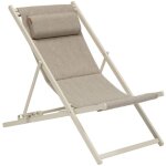 Chilienne de jardin empilable pliable lunivia argile - hesp�ride