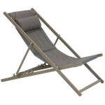 Chilienne de jardin empilable pliable lunivia caf� - hesp�ride