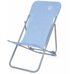 O'sun - chilienne de jardin pliable - 4 positions bleu - dimensions : 96 x 55 x 98 cm O'sun - chilienne de jardin pliable - 4 positions bleu - dimensions : 96 x 55 x 98 cm