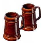 Chope à bière 500ml chopes en grès 2 pcs - kadax Chope à bière 500ml chopes en grès 2 pcs - kadax