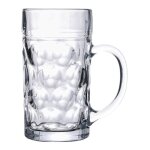Vidaxl - chopes  bire avec poigne en verre 6 pcs 1000 ml