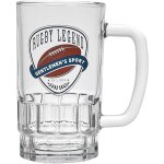 Chope � bi�re en verre rugby