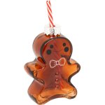 Chope pain 'd'�pice h. 19, 5cm verre marron - feeric lights & christmas