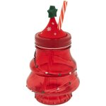 Chope sapin h. 13, 5cm verre assorti - feeric lights & christmas