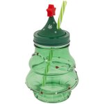 Chope sapin h. 13, 5cm verre assorti - feeric lights & christmas