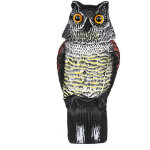 Chouettes �pouvantails pour jardin et ext�rieur - effraie les pigeons et les oiseaux - fonctionne sans ...