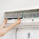 Lot de 10 filtres non tisss pour climatisation, filtre anti - poussire pour sortie d'air conditionn, ...