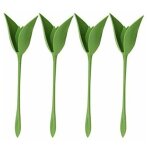 Choyclit - 12 pi�ces porte - serviette fleur creative en plastique fleur outil rouleau vert conception ...