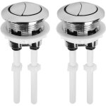 Lot de 2 boutons pression universels pour réservoir d'eau de wc - 38 mm - double chasse d'eau - bouton ... Lot de 2 boutons pression universels pour réservoir d'eau de wc - 38 mm - double chasse d'eau - bouton ...