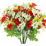 Choyclit 4 bouquet de bouquet de fleurs artificielles 28 ttes, mignon faux marguerite fleur pour usage ...