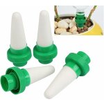 4pcs automatique plante d'irrigation d'eau distributeur cne en cramique tte plante verseur goutte ...