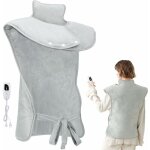 Coussin chauffant cervicales dos nuque couverture chauffante electrique avec 6 température réglable / ... Coussin chauffant cervicales dos nuque couverture chauffante electrique avec 6 température réglable / ...
